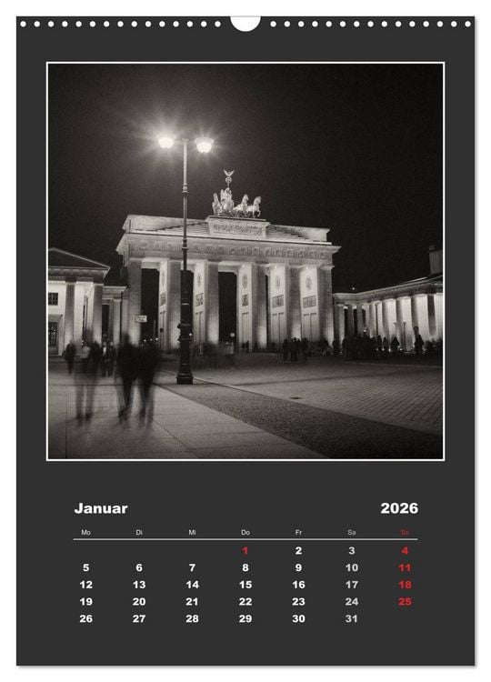 Produktbild: Berlin - Portrait einer Stadt (Wandkalender 2026 DIN A3 hoch), CALVENDO Monatskalender