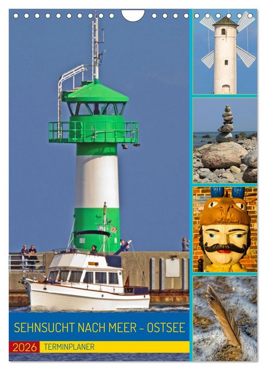 Produktbild: Sehnsucht nach Meer - Ostsee (Wandkalender 2026 DIN A4 hoch), CALVENDO Monatskalender
