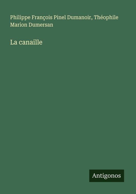 Produktbild: La canaille