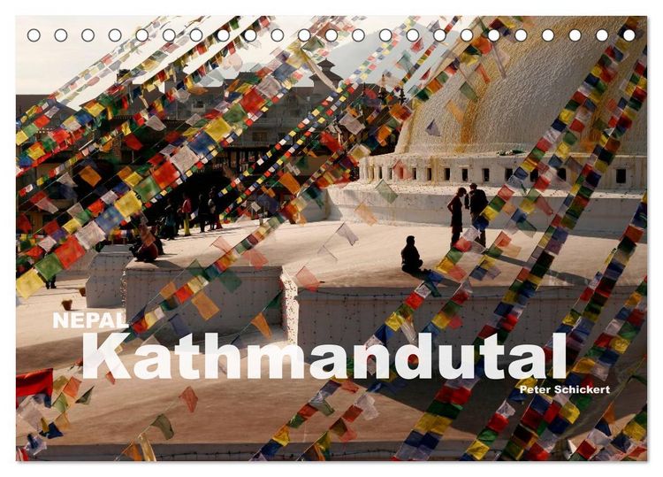 Produktbild: Nepal - Kathmandutal (Tischkalender 2026 DIN A5 quer), CALVENDO Monatskalender