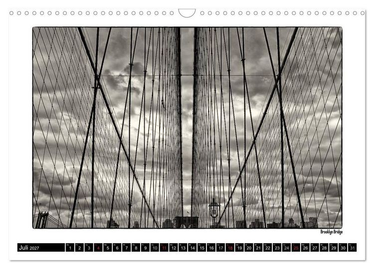 Produktbild: Manhattan Memories - Erinnerungen an New York (Wandkalender 2027 DIN A3 quer), CALVENDO Monatskalender