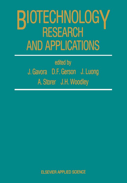 Produktbild: Biotechnology Research and Applications