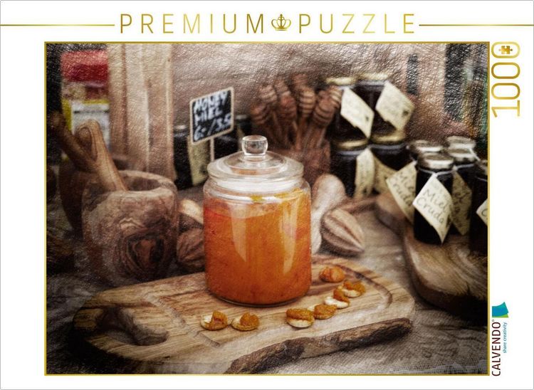 Produktbild: CALVENDO Puzzle Hausgemachte Marmelade | 1000 Teile Lege-Gr&ouml;&szlig;e 64x48cm Foto-Puzzle f&uuml;r gl&uuml;ckliche Stunden
