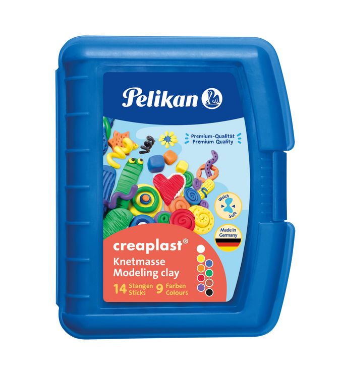 Produktbild: Pelikan Knete Creaplast&reg; 9 verschiedene Farben