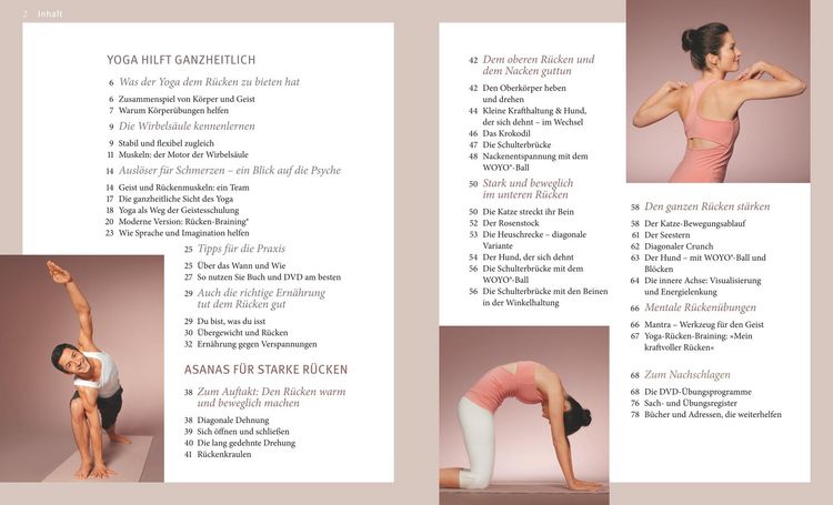 Produktbild: Yoga f&uuml;r den R&uuml;cken (mit DVD)