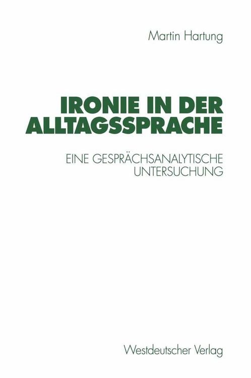 Produktbild: Ironie in der Alltagssprache