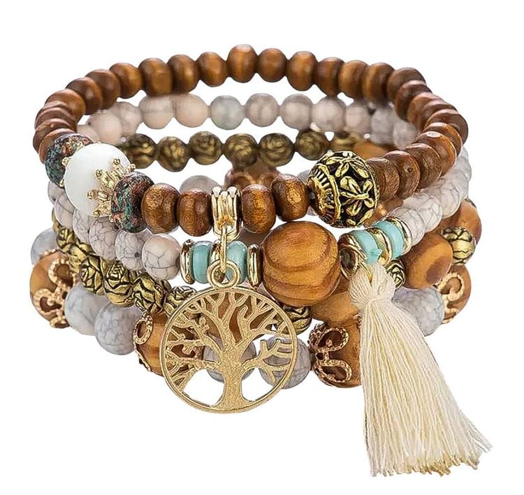 Produktbild: Armband "Baum des Lebens" beige