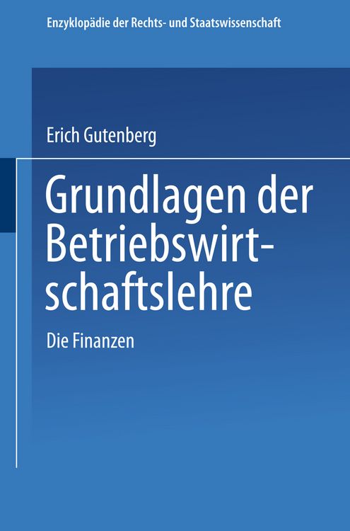 Produktbild: Grundlagen der Betriebswirtschaftslehre