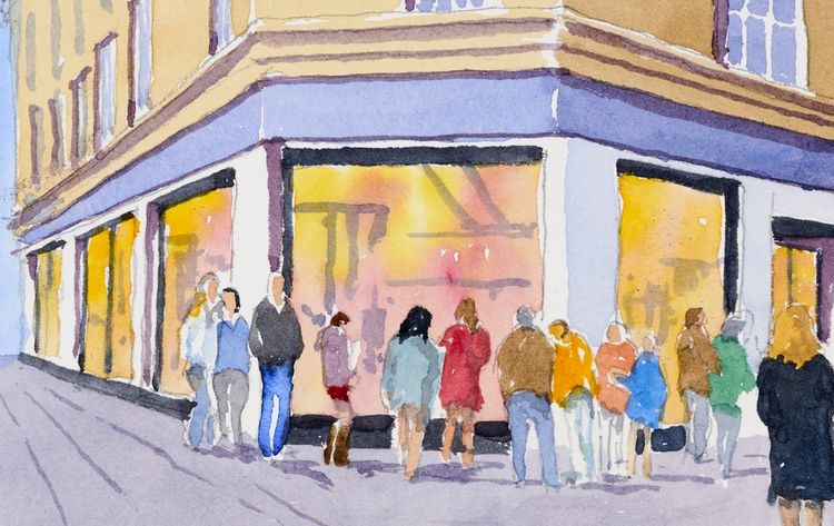 Produktbild: Watercolor Mixing Deck: Architecture