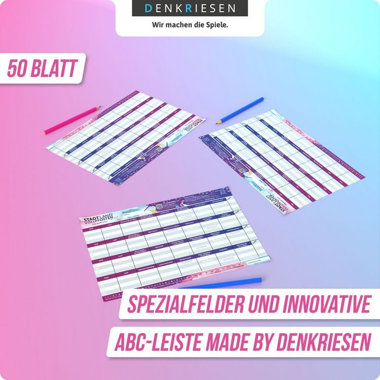 Denkriesen - Stadt Land Vollpfosten® - Baby Edition - "volle Windel Voraus." - A4