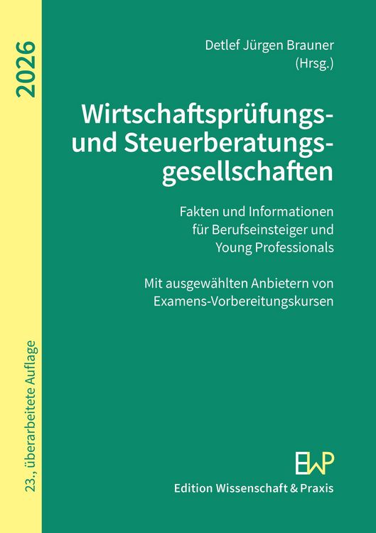 Produktbild: Wirtschaftspr&uuml;fungs- und Steuerberatungsgesellschaften 2026