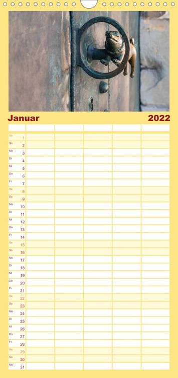 Produktbild: Familienplaner Quedlinburg ganz nah (Wandkalender 2022 , 21 cm x 45 cm, hoch)