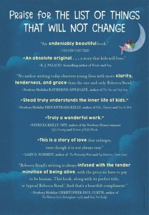 Produktbild: The List of Things That Will Not Change