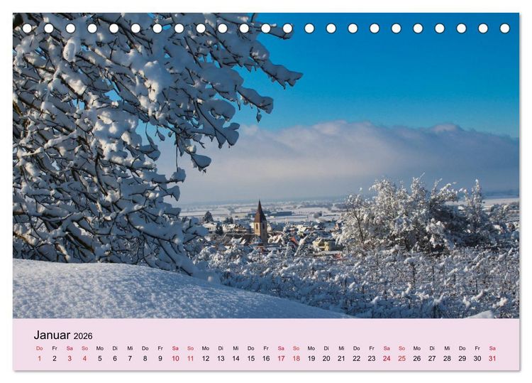 Produktbild: Augenblicke im Kaiserstuhl (Tischkalender 2026 DIN A5 quer), CALVENDO Monatskalender