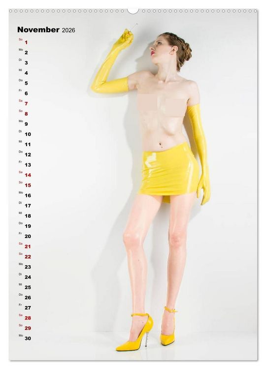 Produktbild: Yellow Latex (hochwertiger Premium Wandkalender 2026 DIN A2 hoch), Kunstdruck in Hochglanz