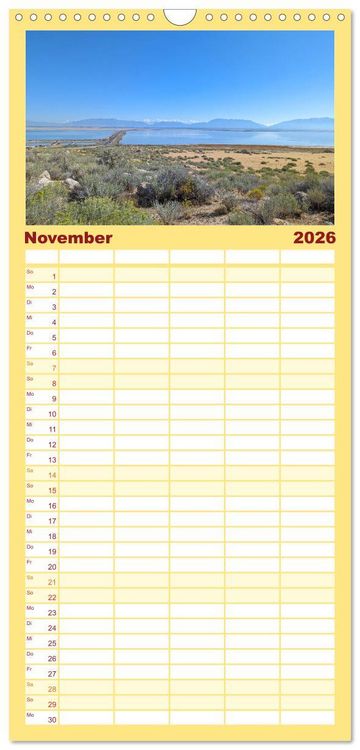 Produktbild: Familienplaner 2026 - USA - National und State Parks im Nordwesten mit 5 Spalten (Wandkalender, 21 x 45 cm) CALVENDO