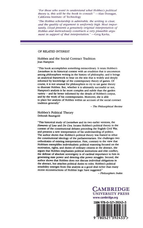 Produktbild: Ideals as Interests in Hobbes's Leviathan