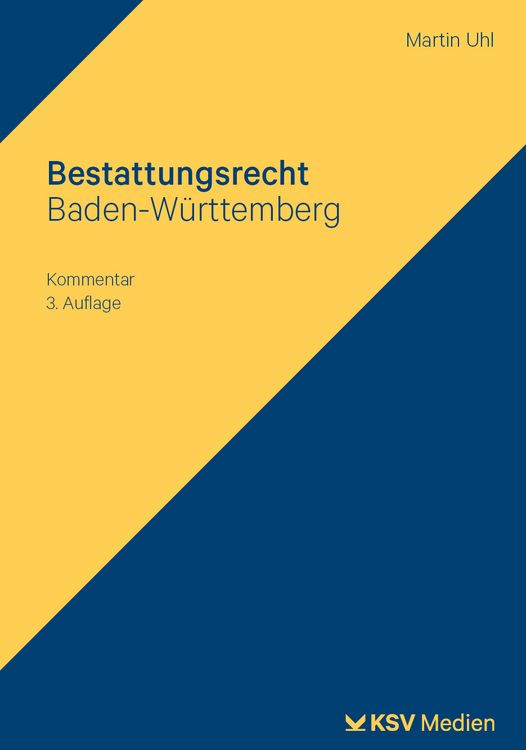 Produktbild: Bestattungsrecht Baden-W&uuml;rttemberg