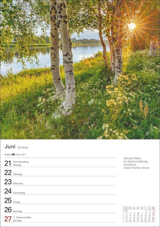 Produktbild: Auf dem Lande Wochenplaner 2027 - 53 stimmungsvolle Fotografien