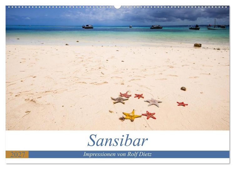 Produktbild: Sansibar - Impressionen von Rolf Dietz (Wandkalender 2027 DIN A2 quer), CALVENDO Monatskalender