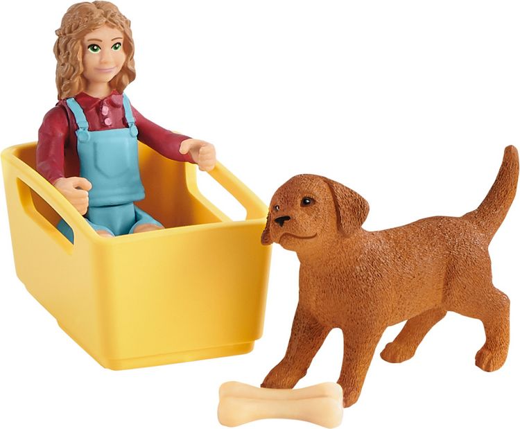 Produktbild: schleich&reg; Farm World 42543 - Bollerwagen-Ausflug