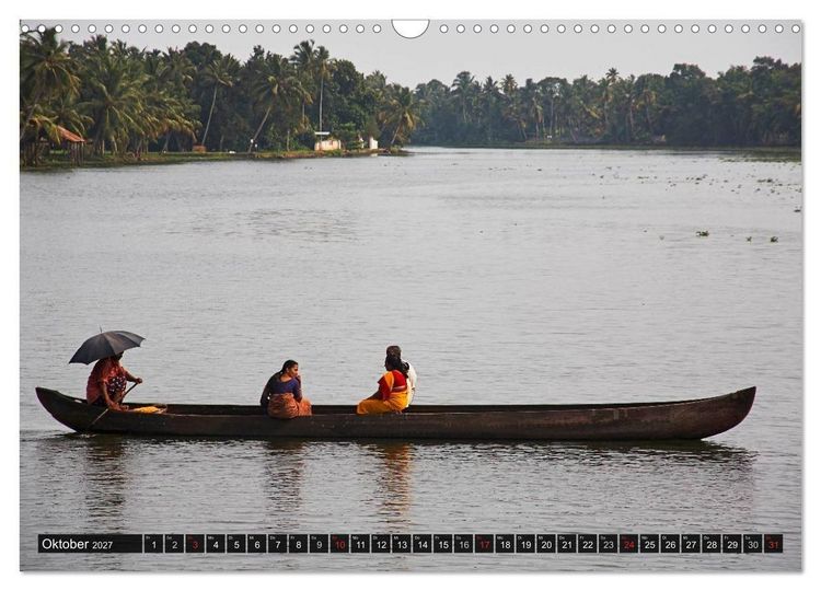 Produktbild: Exotisches Indien (Wandkalender 2027 DIN A3 quer), CALVENDO Monatskalender