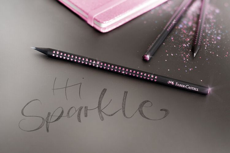 Produktbild: Faber-Castell Bleistift Sparkle Midnight rose