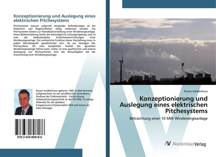 Produktbild: Konzeptionierung und Auslegung eines elektrischen Pitchesystems