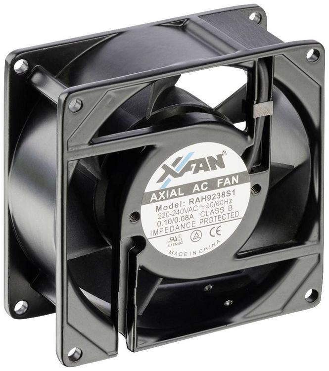 Produktbild: X-Fan RAH9238S1 Axiall&uuml;fter 230 V/AC 66 m&sup3;/h (L x B x H) 92 x 92 x 38mm