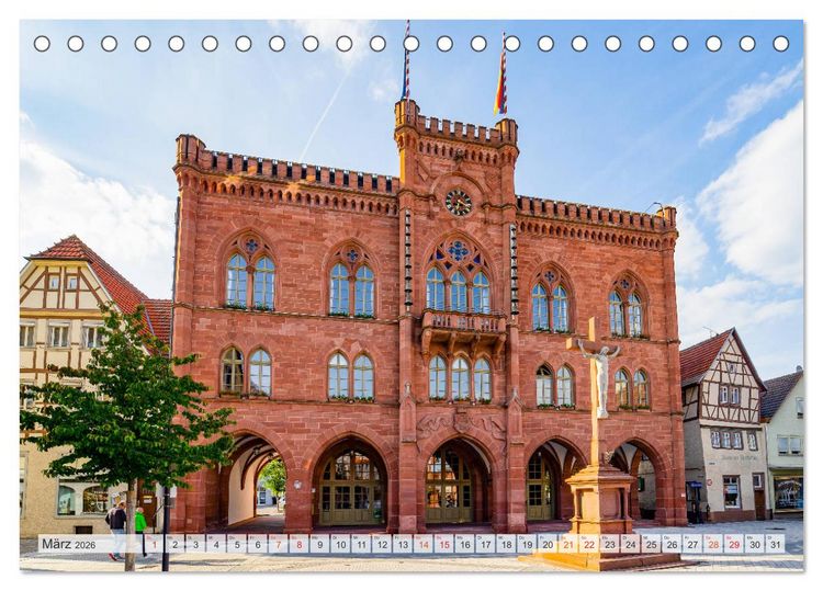 Produktbild: Tauberbischofsheim Impressionen (Tischkalender 2026 DIN A5 quer), CALVENDO Monatskalender