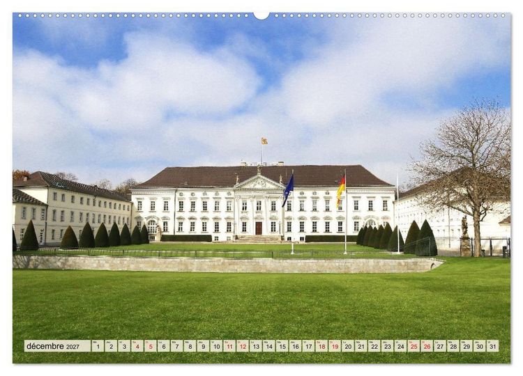 Produktbild: Berlin - dans le centre historique (Calendrier mural 2027 DIN A2 vertical) calendrier de bureau