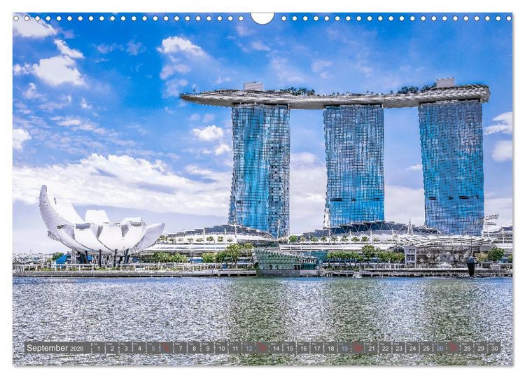 Produktbild: Singapore - Discover Central Area (Wall Calendar 2026 DIN A3 landscape), CALVENDO 12 Month Wall Calendar