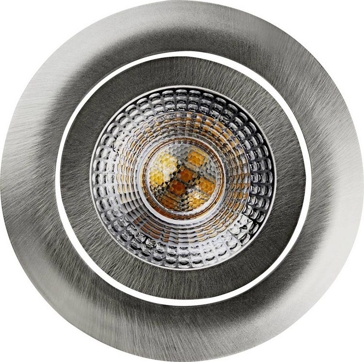 Produktbild: Heitronic 500666 DL7202 LED-Einbauleuchte LED LED fest eingebaut 5W Silber