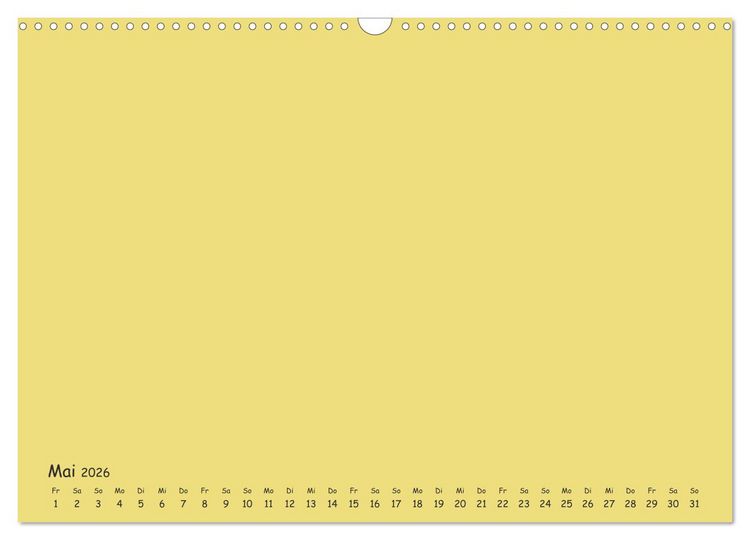 Produktbild: Regenbogen Kinder Bastelkalender - Zum Selbstgestalten - DIY Kreativ-Kalender (Wandkalender 2026 DIN A3 quer), CALVENDO Monatskalender