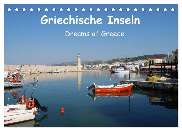 Produktbild: Griechische Inseln (Tischkalender 2026 DIN A5 quer), CALVENDO Monatskalender