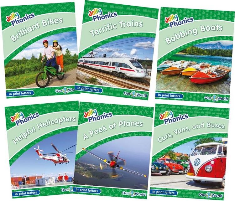 Produktbild: Jolly Phonics Readers Level 3, Our World, Complete Set