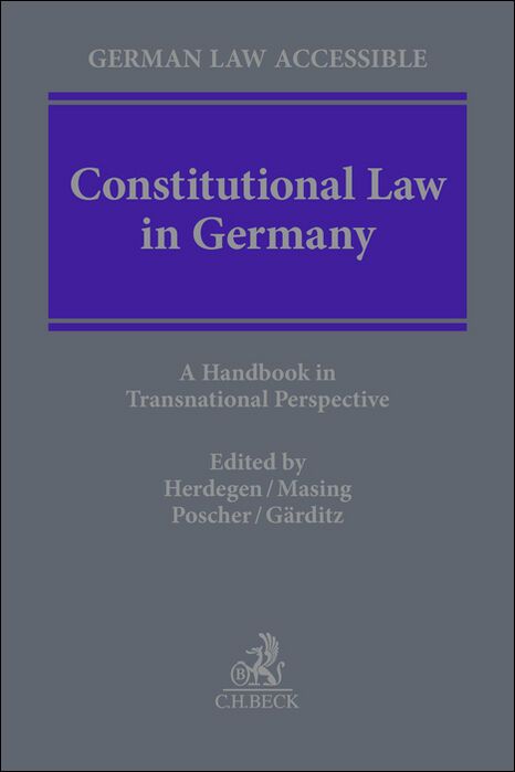 Produktbild: Constitutional Law in Germany