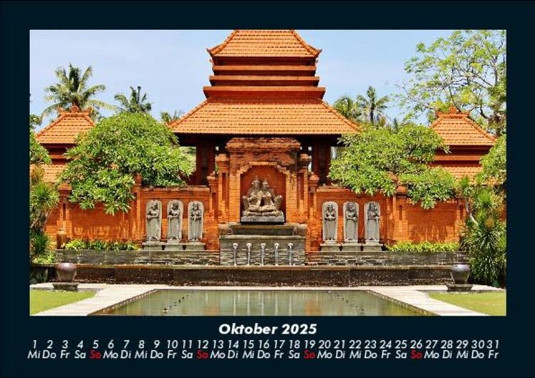 Produktbild: Tempel 2025 Fotokalender DIN A5