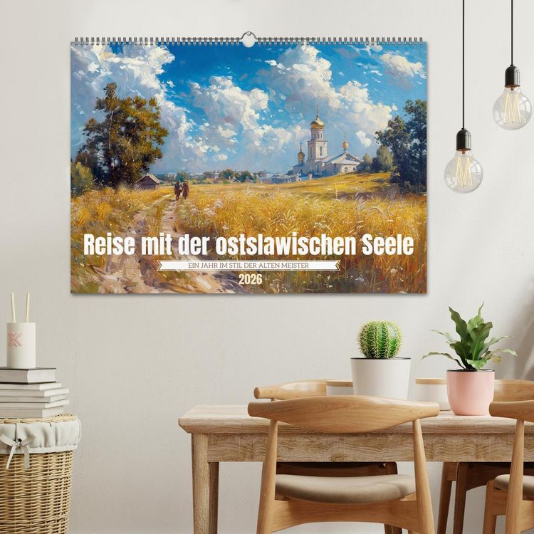 Produktbild: Reise mit der ostslawischen Seele (Wandkalender 2026 DIN A2 quer), CALVENDO Monatskalender