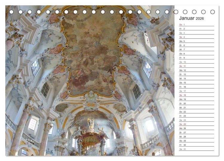 Produktbild: Vierzehnheiligen (Tischkalender 2026 DIN A5 quer), CALVENDO Monatskalender