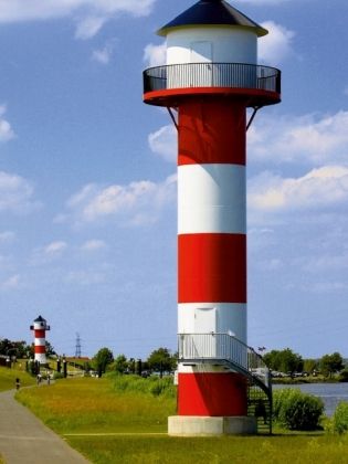 Produktbild: CALVENDO Puzzle Leuchtturm Elbe, Altes Land | 1000 Teile Lege-Gr&ouml;&szlig;e 64x48cm Foto-Puzzle f&uuml;r gl&uuml;ckliche Stunden