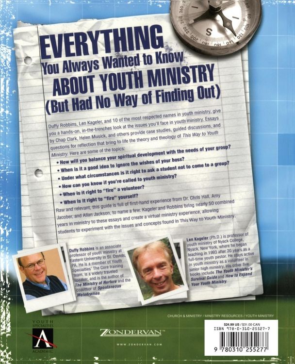 Produktbild: The This Way to Youth Ministry - Companion Guide