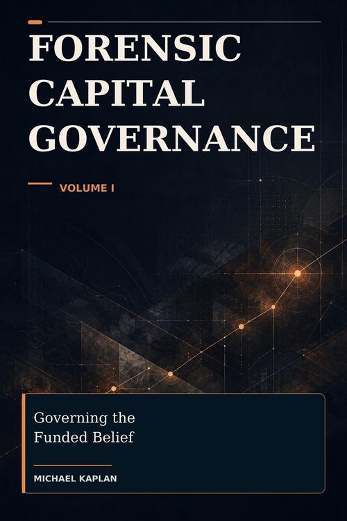 Produktbild: Forensic Capital Governance: Governing the Funded Belief