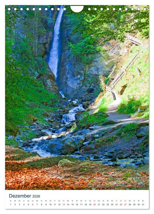 Produktbild: Sch&ouml;ner Wasserfall (Wandkalender 2026 DIN A4 hoch), CALVENDO Monatskalender