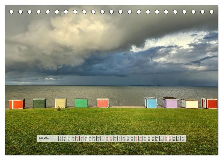 Produktbild: K&uuml;stenzauber Nordfriesland (Tischkalender 2027 DIN A5 quer), CALVENDO Monatskalender
