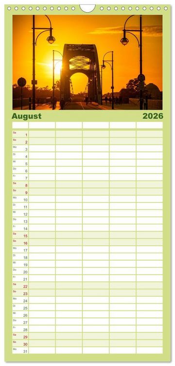 Produktbild: Familienplaner 2026 - Magdeburg entdecken mit 5 Spalten (Wandkalender, 21 x 45 cm) CALVENDO