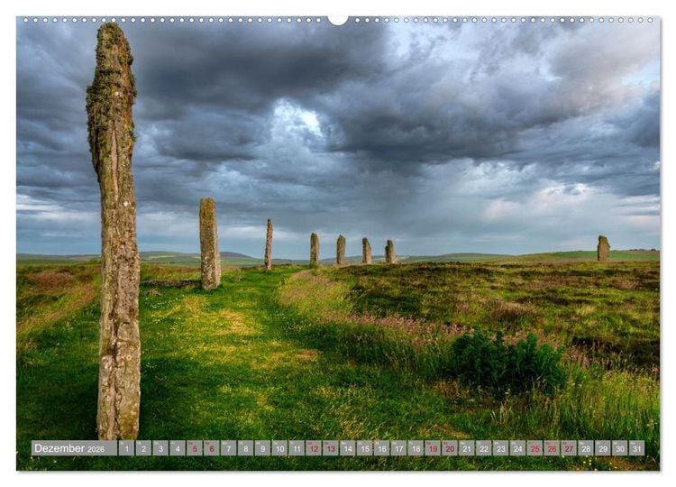 Produktbild: Orkney, Inselwelten aus Licht und Legenden. (Wandkalender 2026 DIN A2 quer), CALVENDO Monatskalender