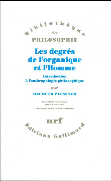 Produktbild: Les degr&eacute;s de l'organique et l'Homme