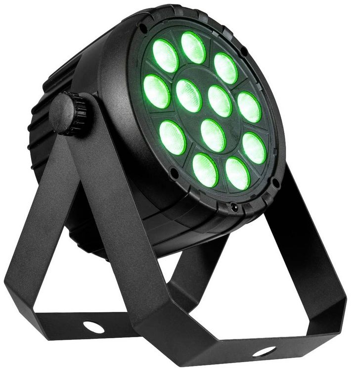 Produktbild: Eurolite PARty Spot Silent LED-PAR-Scheinwerfer Anzahl LEDs (Details): 12 5 W Schwarz