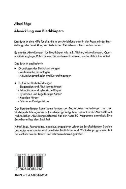 Produktbild: Abwicklung von Blechk&ouml;rpern